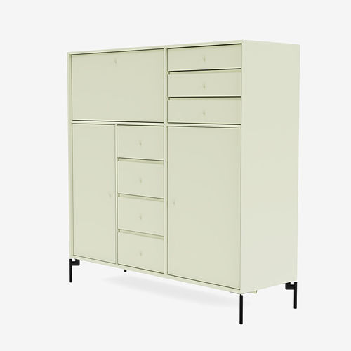 Credenza alta - Mega 201802 - Montana Furniture - contemporanea / in MDF laccato / in metallo