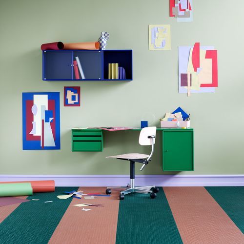 Scrivania da parete - WORKSHOP - Montana Furniture - contemporanea / in MDF laccato / dritta