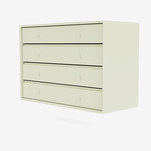 Cassettone a muro - 4122 - Montana Furniture - contemporaneo / in MDF laccato / rettangolare