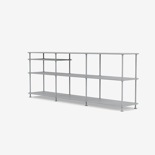 Scaffale contemporaneo - Free 222100 - Montana Furniture - in MDF laccato / in metallo laccato / bianco