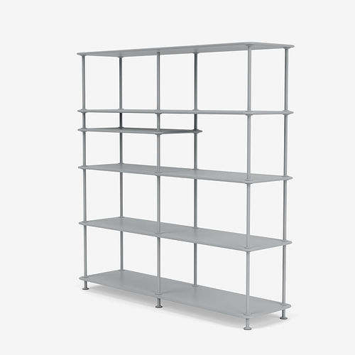 Scaffale contemporaneo - Free 440100 - Montana Furniture - in MDF laccato / in metallo laccato / bianco