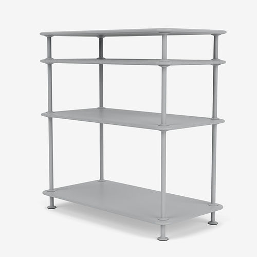 Scaffale contemporaneo - Free 200100 - Montana Furniture - in MDF laccato / in metallo laccato / da cucina