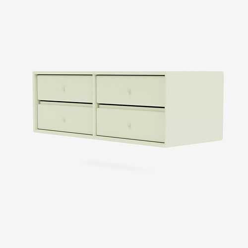 Mobile contenitore da terra - 7123 - Montana Furniture - da parete / con rotelle
