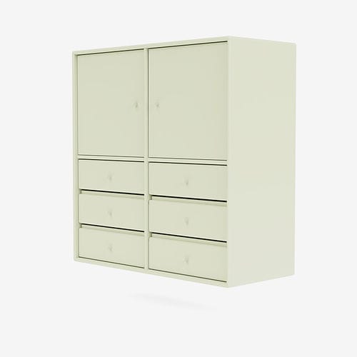 Cassettone a muro - 1221 - Montana Furniture - contemporaneo / in MDF laccato / con contenitore
