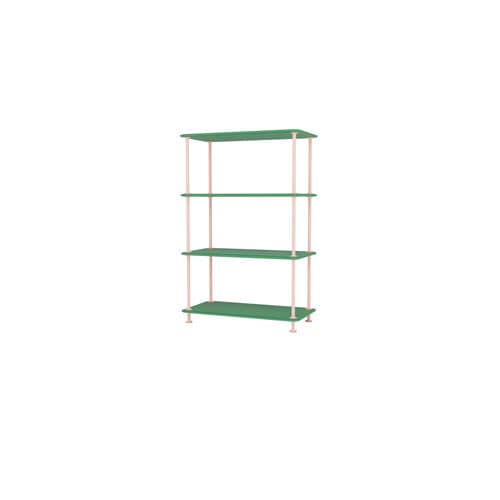 Scaffale design minimalista - Free 300000 - Montana Furniture - in MDF laccato / in metallo laccato / da sala