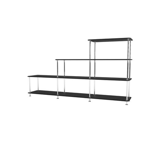 Scaffale contemporaneo - Free 321000 - Montana Furniture - in MDF laccato / in metallo laccato / bianco