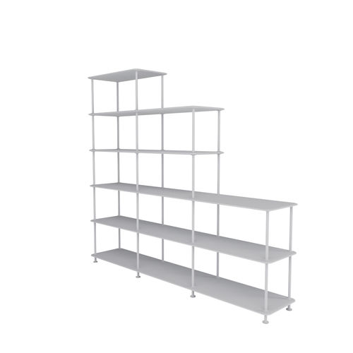 Scaffale contemporaneo - Free 542000 - Montana Furniture - in MDF laccato / in metallo laccato / bianco