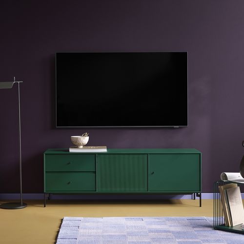 Mobile porta TV contemporaneo - OCTAVE VI  - Montana Furniture - lowboard / con cassetti / in MDF laccato