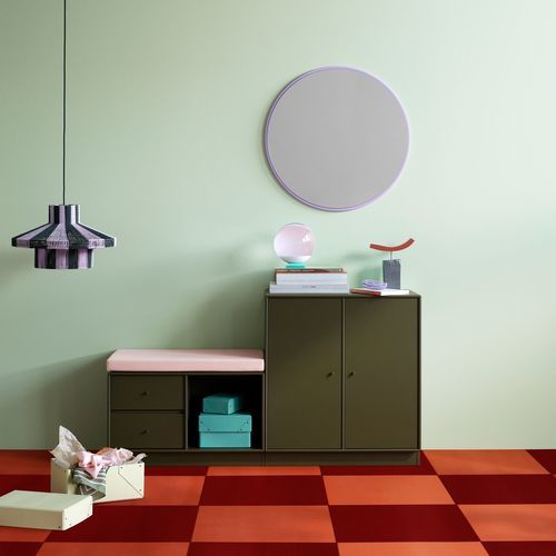 Mobile contenitore da pavimento - REST I - Montana Furniture - contemporaneo / in MDF laccato / colore personalizzabile
