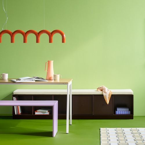 Panca contemporanea - REST III  - Montana Furniture - in MDF laccato / senza schienale / senza braccioli