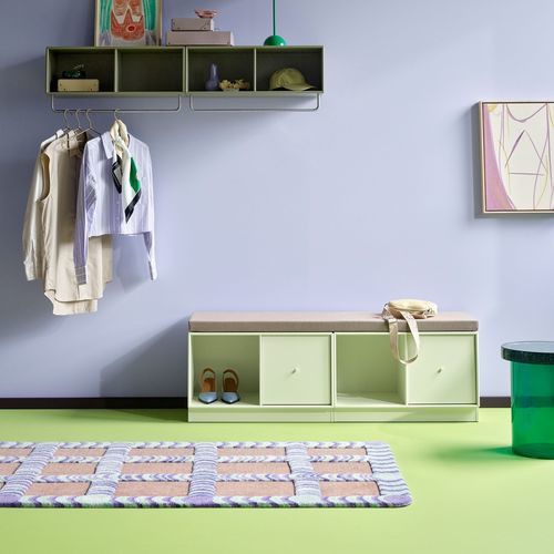 Panca contemporanea - REST II - Montana Furniture - in MDF laccato / senza schienale / senza braccioli