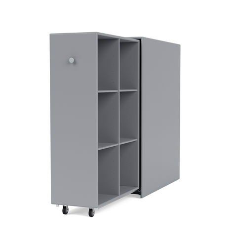 Scaffale a rotelle - CARGO C2490L - Montana Furniture - contemporaneo / in MDF / per lo smartworking