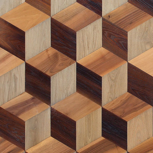 Parquet massello - POLYÈDRE - BOHEMIAN WORKS - in legno / in rovere / in noce