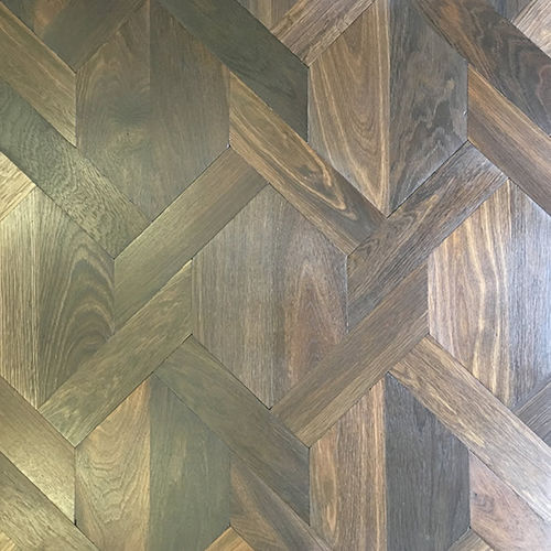 Parquet massello - PHILIPPE MANSION WEAVE (FUMED) - BOHEMIAN WORKS - in legno / intarsiato / laccato
