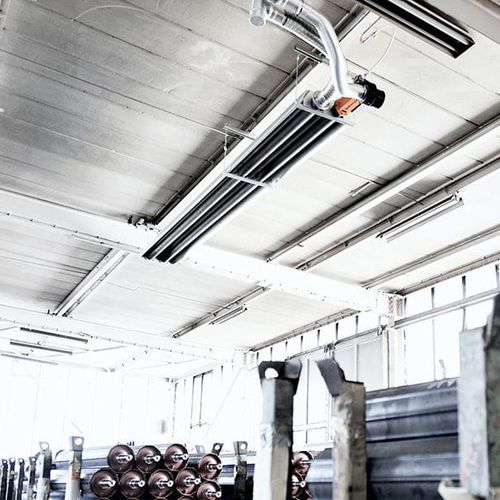 Stufa ad infrarossi da parete - CALOR - Schwank GmbH - da soffitto / a gas / contract
