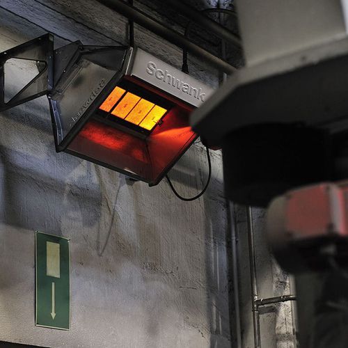 Stufa ad infrarossi da parete - PRIMO - Schwank GmbH - da soffitto / a gas / contract
