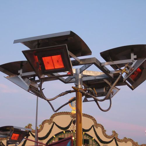 Riscaldamento a infrarossi per esterni da parete - LUNA / TERRAS - Schwank GmbH - a gas