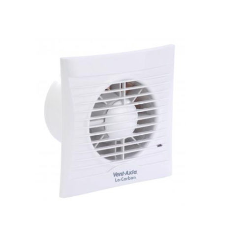 Ventilatore estrattore - LO-CARBON SILHOUETTE 100 / SELV SERIES - VENT-AXIA - a parete / da finestra / da incasso