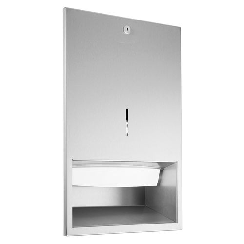 Distributore di salviette da incasso - WP112 - ERNST WAGNER GmbH & Co. KG - in acciaio inossidabile / contract