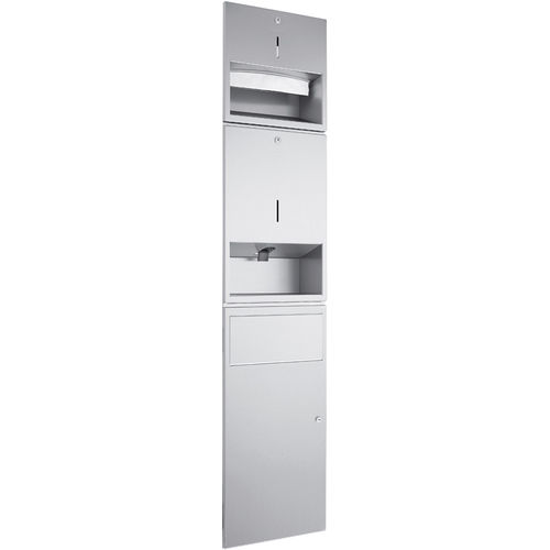 Unità combinata da incasso - WP500 - ERNST WAGNER GmbH & Co. KG - distributore di salviette / pattumiera / dispenser di sapone