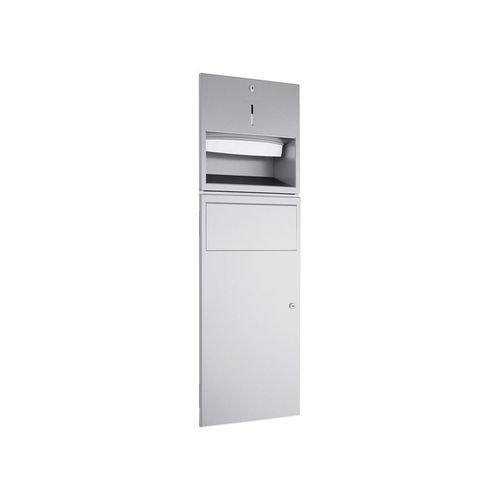 Unità combinata distributore di salviette - WP530 - ERNST WAGNER GmbH & Co. KG - pattumiera / da incasso / in acciaio inossidabile