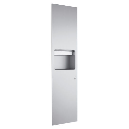 Unità combinata distributore di salviette - WP610 - ERNST WAGNER GmbH & Co. KG - pattumiera / da incasso / in acciaio inossidabile