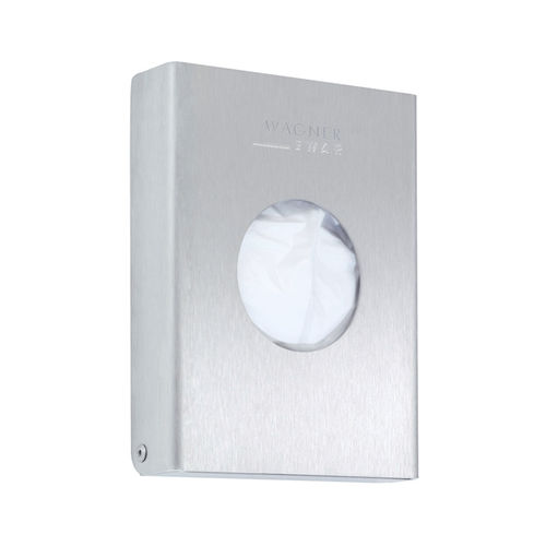 Dispenser Sacchetti Igienici SEMYTOP - Acciaio Inox, 89x128x31 Mm, Con Kit Montaggio - Foto 5