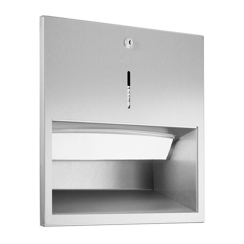Distributore di salviette da incasso - WP114 - ERNST WAGNER GmbH & Co. KG - in acciaio inossidabile / contract