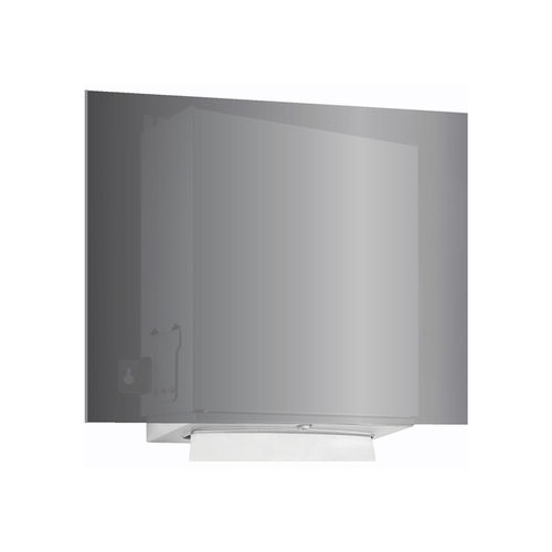 Distributore di salviette per installazione dietro specchio - WP176-1 - ERNST WAGNER GmbH & Co. KG - in acciaio inossidabile / contract