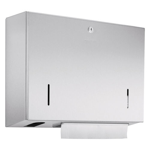 Unità combinata distributore di salviette - WP550E - ERNST WAGNER GmbH & Co. KG - dispenser di sapone / da parete / in acciaio inossidabile