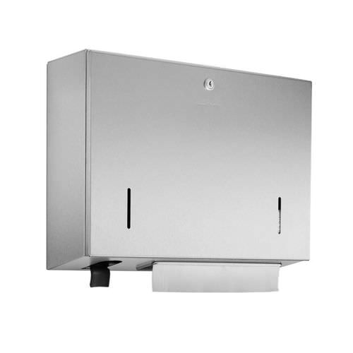 Unità combinata distributore di salviette - WP550 - ERNST WAGNER GmbH & Co. KG - dispenser di sapone / da parete / in acciaio inossidabile