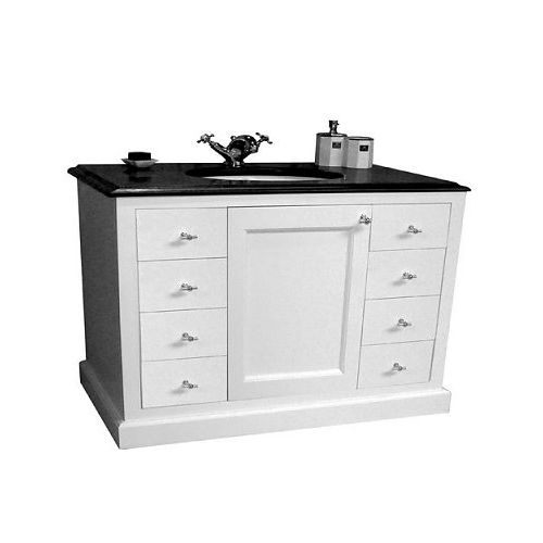 Mobile lavabo da appoggio - CLASSIC BATHROOM CABINET CARLINGFORD 120CM - Windsor Bathroom Company - in legno massiccio / classico / con cassetti