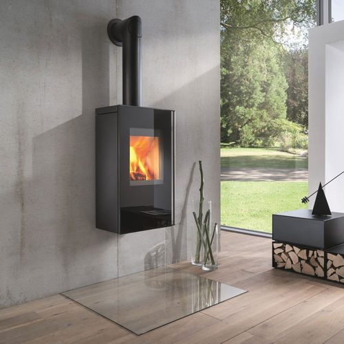 Stufa a legna - CASA - Wodtke GmbH - 6 kW / da parete / contemporanea