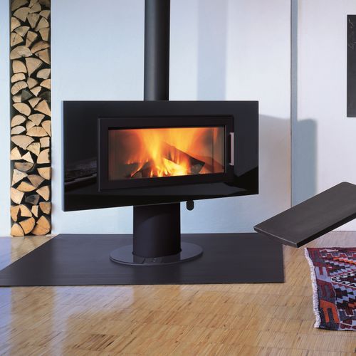 Stufa a legna - FIRE SL - Wodtke GmbH - 7.5 kW / centrale / contemporanea