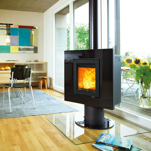 Stufa a legna - HOLIDAY - Wodtke GmbH - 6 kW / contemporanea / in metallo