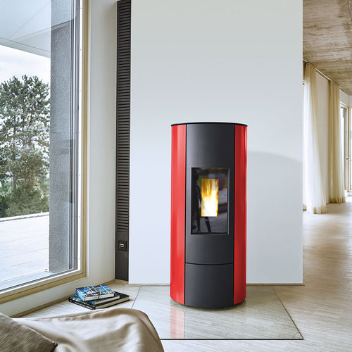 Stufa a pellet - CRAZY.NRG - Wodtke GmbH - 5 kW...10 kW / contemporanea / in metallo