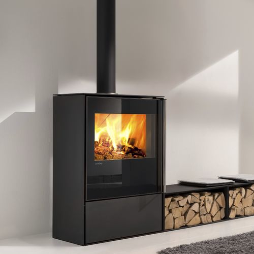 Stufa a legna - MYCASTLE - Wodtke GmbH - 9 kW / contemporanea / in steatite