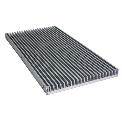 Griglia di ventilazione in acciaio galvanizzato - GRP  - BROFER SRL - in alluminio anodizzato / rettangolare / per pavimento sopraelevato