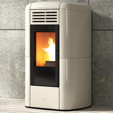 Termostufa a pellet - TERMO CHARME PLUS - COLA GF WÄRMETECHNIK - contemporanea / in acciaio / in ghisa