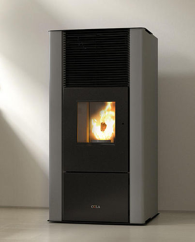 Termostufa a pellet - ENERGYCA 30 - COLA GF WÄRMETECHNIK - contemporanea / in acciaio / in ghisa