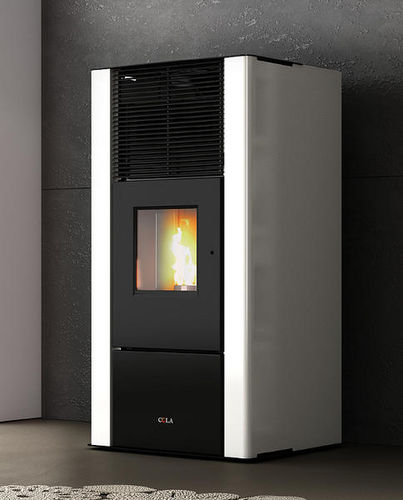 Termostufa a pellet - ENERGYCA 30S - COLA GF WÄRMETECHNIK - contemporanea / in acciaio / in ghisa