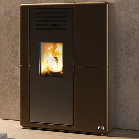 Stufa a pellet - CUPIDO HERMETIC - COLA GF WÄRMETECHNIK - 0 - 5 kW / 5 kW...10 kW / contemporanea