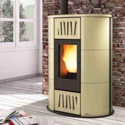 Stufa a pellet - ELLISSE  - COLA GF WÄRMETECHNIK - 0 - 5 kW / 10 kW...20 kW / contemporanea