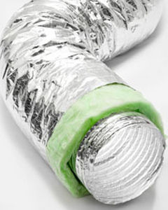 Condotto di distribuzione dell'aria in alluminio - ISOAFS-ALU FORTE GREEN    - AFS FLEXIBLE DUCT - termoisolante / con certificazione Greenguard®