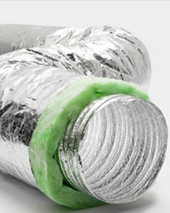 Condotto di distribuzione dell'aria flessibile - SONOAFS-ALU FORTE GREEN - AFS FLEXIBLE DUCT - in alluminio / termoisolante / con certificazione Greenguard®