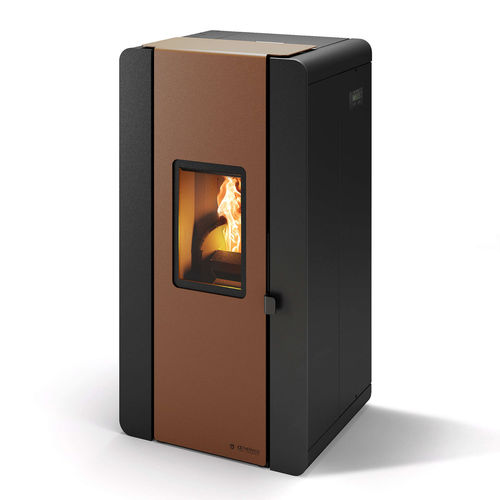 Termostufa a pellet - VENEXIA - CS THERMOS S.R.L. - 10 kW...20 kW / da parete / contemporanea