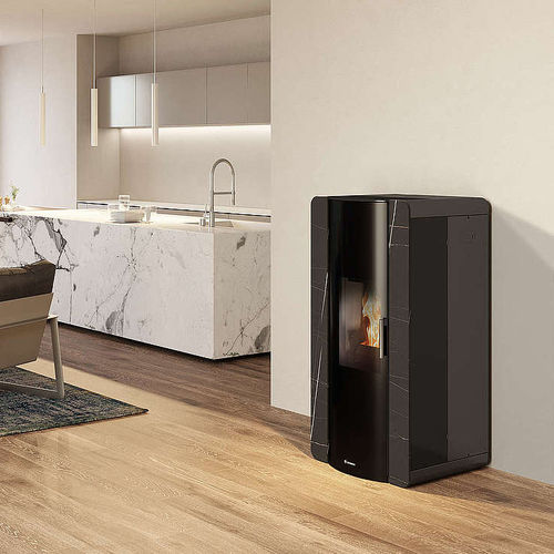 Termostufa a pellet - ROMA - CS THERMOS S.R.L. - 10 kW...20 kW / 20 kW...50 kW / da appoggio