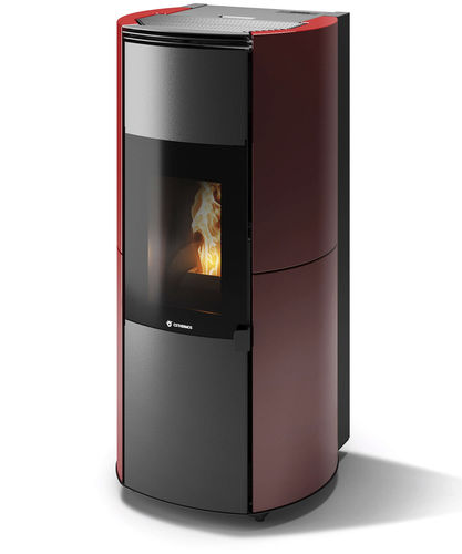 Stufa a pellet - ARIANNA 10 PLUS - CS THERMOS S.R.L. - a biomassa / 0 - 5 kW / 10 kW...20 kW