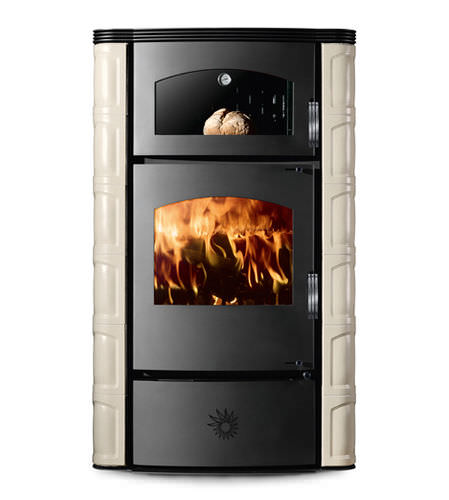 Stufa a legna - ALICE - CS THERMOS S.R.L. - contemporanea / in metallo