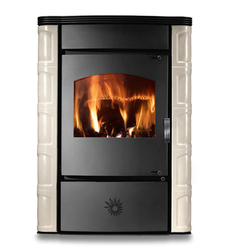 Stufa a legna - ALADINO - CS THERMOS S.R.L. - contemporanea / in metallo